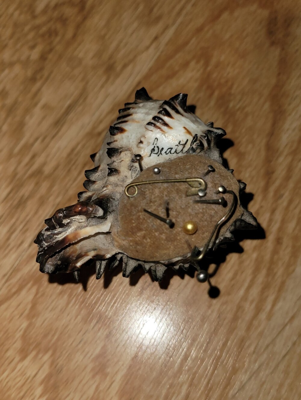 Vintage Snail Shell Pin Cushion